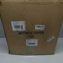Memory Foam 4 Inch Mattress Topper Twin for Back Pain Relief