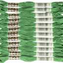 DMC 6-Strand Embroidery Cotton Floss, Light Christmas Green