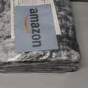 Enqinar Modern Abstract 3x5 Rug, Non Slip Entryway Rug, Soft Machine Washable Rugs for Indoor Entry, Low Pile Stain Resistant Distressed Rug for Living Room, Bedroom, Black and White