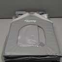 Toozey Insulated Outdoor Cat House with 4 Bonus Insulation Sheets - Weather-Resistant, Easy Assembly, Durable Feral Cat Shelter with Removable Soft Mat for Winter Protection, Grey