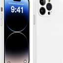 AOTESIER Magnetic for iPhone 15 Case, Upgraded Full Camera Protection | Food Grade Silicone | MagSafe Compatible | Shockproof Protective Phone Case with Anti-Scratch Microfiber Lining, White