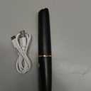 Heated Eyelash Curler - 2 in 1 Clip-Type, LED Display, 3 Temp Settings, USB Rechargeable, Black, Stainless Steel, Includes Clean Brush