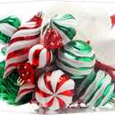 Christmas Ball Ornaments Set Shatterproof Christmas Tree Ornaments 24 PCS Painted Shaped Styles Xmas Tree for Holiday Decor,Red and Green