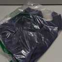 OUGES Womens Stretchy Maternity Over Belly Casual Work Straight Leg Pants Ankle Business Office Trousers with Pockets (Large, Navy)