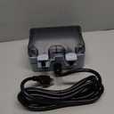 STARELO Outdoor Power Outlet with 10FT Extension Cord, IP66 Waterproof Outdoor Wall Power Socket with Cover, 14AWG 125V 15Amp 2-Gang Switched Wall Plug Socket Box with Switch On-Off and LED Indicator