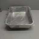 Stainless Steel Cat Litter Box, 15.7"11.8"4" Metal Litter Pan, Small Litter Box for Little Cats Kittens, Easy Cleaning