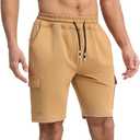 Men's Sport Shorts,Hiking-Shorts, Athletic Pants for the Gym, Running and Fitness Training (M)