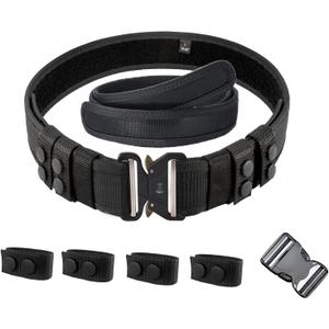 Duty Belt for Law Enforcement Stiff Nylon Tactical Work Belt