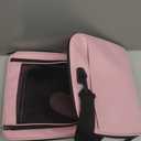 Soft Sided Pet Carrier - TSA Approved Collapsible Waterproof Travel Carrier for Small/Medium Cats Dogs Puppies (Up to 15lbs) - Pink
