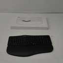 Nulea RT05B Wireless Ergonomic Keyboard, Split Keyboard with Cushioned Wrist Rest, Bluetooth and USB Connectivity, USB-C Rechargeable, Compatible with Windows/Mac