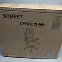 Office Chair Ergonomic Desk Chair - Mesh High Back Office Chair with Headrests Wheels Lumbar Support Home Desk Office Chairs Flip up Armrest Executive Rolling Swivel Task Computer Chair Black