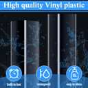 Sasylvia 20 Pcs Wall Corner Protector Guards, Vinyl 1-1/8 x 48 Inches Corner Trim Molding, Avoid Scratching Scuffs, Ease Install and Cleaning for Door Countertop Furniture Cabinet Protection, Clear