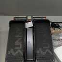 Sunny Health & Fitness Mini Steppers for Exercise at Home, Stair Step Workout Machine with Optional Resistance Bands, Full Body Cardio Equipment, Optional Free SunnyFit App Connection Smart Stepper (Black)