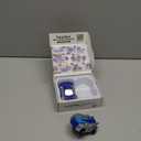 Collision Transforming Dinosaur Car Toy, Magnetic Dinosaur Transformer Car for Boys & Girls Party Favors Birthday Christmas (Blue)