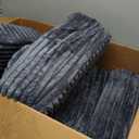 ENITYA Reading Pillow for Sitting in Bed Adult, XL Back Pillow for Bed Sitting up, Back Support Chair Pillow for Sitting up/Watching TV/Reading/Gaming/Resting/Post Surgery,Dark Grey (XL(5'3"-5'11"))