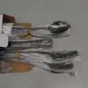 30-Piece Black Silverware Set, Stainless Steel Flatware Set Cutlery Set include Knives, Forks and Spoons Service for 6, Mirror Polished