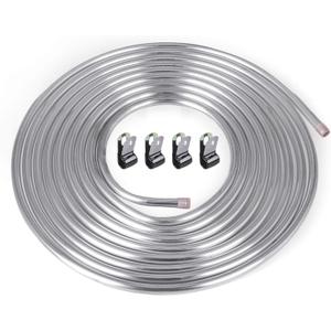 1/2" OD Aluminum Hard Fuel Line 25 Feet Hardline Tube Thickness is 0.039"