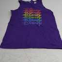 Disney Stacked Rainbow Logo Tank Top M