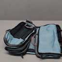 BAGAIL 4 Set/6 Set/8 Set Compression Packing Cubes Travel Accessories Expandable Packing Organizers(Dusty Blue HalfMesh 6 Set)