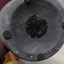 Large Ceramic Rustic Vase, 11 inch Minimalist Decorative Farmhouse Tall Vase for Home Decor, Living Room, Shelf Decor, Enterway, Wedding, Table Decoration, Bronze