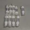 0.5OZ/15ML Clear Airless Pump Bottles, Lotion Dispenser Travel with Pump, Vacuum Plastic Travel Size Lotion Bottle for Foundation, Creams, Cosmetic(9 Pack)