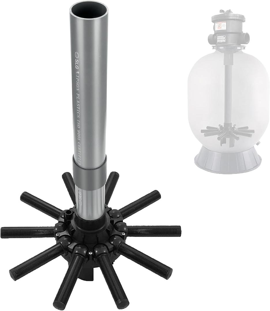 ChangTa SX180DA Pool Filter Replacement Parts Lateral Assembly with Center Pipe for Hayward Pro Sand Filter Laterals Series S180T