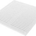 Vent Systems 8" x 8" Inch (Overall Dimensions) - White - Air Vent Cover Metal Air Return Grill with Built in Pest Guard Screen HVAC Vent Duct Cover for Home Improvement