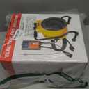 Greenhouse Heater with Digital Thermostat Controller, 1500W Green House Heater for Plants，Electric Grow Tent Heaters, Fast Heating with Overheat Protection, Space Heater for Flower Room, BK