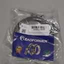 ROADFORMER 5" T-Bolt Hose O.D. Clamp: 122mm- 130mm (4.81" - 5.12") Hose Clamp for 5 inch Hose Outer Diameter, Stainless Steel Bolt and Band, Floating Bridge and Nylon Insert Locknut, 2 Pack