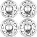 Dasbecan Hubcaps Compatible with Ford E150 E250 E350 Econoline Van 1998-2023 16 inch Wheel Cover Replaces# F8UZ-1130-AA F7UZ-1130-AA F8UA-1130-AA F7UA-1130-AA