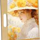 Mkobon 13" x 17" Sketch Drawing Board, Art Board with Handle, Sturdy Clip and Rubber Band, Portable Artist Clipboard Easel for Adults, Classroom, Studio Drafting, Watercolor, Painting Supplies Stuff