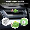 2 x HQRNYP Cute Dragon Car Air Freshener Vent Clip, Stitch Car Air Freshener, Rotating Propeller Cartoon Diffuser with Creative Auto Perfume Decoration, Auto Decoration for Most Vehicles (Dragon, Style1)