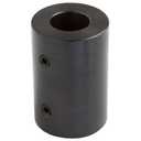 RC-087 Black Oxide Plated Mild Steel Rigid Coupling, 7/8" Bore, 1-3/4" Outside Diameter, 2" Length, 5/16"-18 x 5/16" Set Screw
