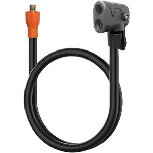 Presta Valve Adapter for Schrader and Presta Valve - 5/16-32UNEF Locking Air Chuck, Compatible with Tire Inflators, Cars, Bikes, Motorcycles (20 Inch)