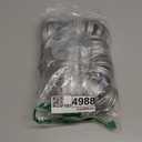 JMIATRY 50Pcs Coin Slot Lids for Regular Mouth Mason Jar, Polished Rust Resistant Canning Lids, Money Saving Jars Silver Slotted Lid, Metal Coin Slot Lid for Regular Mouth Ball, Use for 2.75 Inch