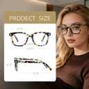 Square Reading Glasses for Women - Blue Mirage - Readers Chic & Modern Design FF-7327