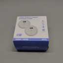 Wi-Fi Smoke Detector Carbon Monoxide Detector Combo with Replaceable Battery, Smart Smoke and CO Detector with LCD Display, 2 Packs