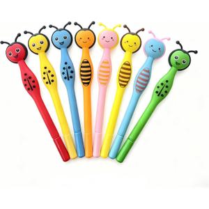 8 pcs Bee Pens Inspirational Bee Pen bee themed party favors for Bee Enthusiasts, Employees, Colleagues, Students And Holiday gifts