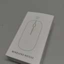 SUNGI Bluetooth Mouse for Laptop/ MacBook/ iPad/ Android PC, Rechargable Quiet Slim Wireless Mice Compatible with Windows/ Linux/ Tablet, Black