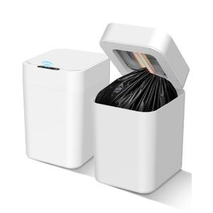 V1 Self-Sealing & Self-Changing Automatic Trash Can, 5.3 Gallon (20L) Smart Trash Can Motion Sensor, Touchless Garbage Can with Lid for Kitchen, Bathroom, Bedroom, Office, Odor-Sealing Design