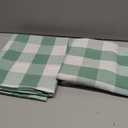 Buffalo Check Curtains 54 inches Length Cotton Basement Green and White Gingham Plaid Kitchen Window Curtain Panels Living Room Checker Drapes Bedroom Rod Pocket Window Treatment 2 Panels