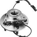 Detroit Axle - 5 Lugs Front Wheel Bearing Hub for 2006-2009 Ram 1500, Replacement 2007 2008 Ram 1500 [4-Wheel ABS] Wheel Bearing and Hub Assembly