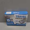 6 Packs Vacuum Bags for Travel with Rechargeable Pump, 3 Sizes Vacuum Seal Bags for Clothing, Compression Vacuum Travel Bags for Luggage, Vacuum Packing Bags for Closet Organization