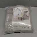 Genina 100% Waterproof Chair Covers for Dining Room Set of 4, Stretch Parson Chair Slipcovers for Kitchen Chairs, Washable Chair Protectors, Leaves-Warm Gray (Standard-4 PCS)