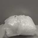 20x20inches Throw Pillow Insert Rectangle White Cotton Textured Fleece Fabric Throw Pillow Insert with Hypoall. Polyester Fiber Filling Bed and Couch Pillows (1 Pack 20 x 20)