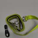4 Ft Led Dog Leash, Rechargeable Light up Waterproof, Safety Glow in the Dark for Night Walking, Nylon Reflective with Padded Handle for Small Medium Large Dogs