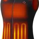 TODWARM Women Heated Vest with Battery Pack Included, Fleece Electric Heating Vests 15-Zone Warming for Winter 7.4V, Small