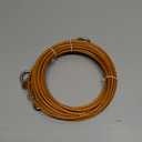 Tie Out Cable for Dogs,10/20/30/50/100FT Dog Leads for Yard Chew Proof,Heavy Duty Tie Out Cable for Large Dogs Up to 125lbs,Dog Runner Tether (Orange, 125Ibs 20ft)