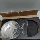 Metal Raised Dog Bowl, 10" Tall Elevate Dog Feeder Stand with 2 Stainless Steel 42oz Bowls & 16x24 Non-Slip Mat  Stronger Dogs Food & Water Bowl Stand (Black)