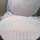 Autoamerics 1-Piece Windshield Sun Shade - Holographic Print Foldable Car Front Window Sunshade for Cars SUV Truck - Heat Blocker Visor Protector Blocks Max UV Rays and Keeps Your Vehicle Cool - Large (LARGE = 64 x 33.5 inches)